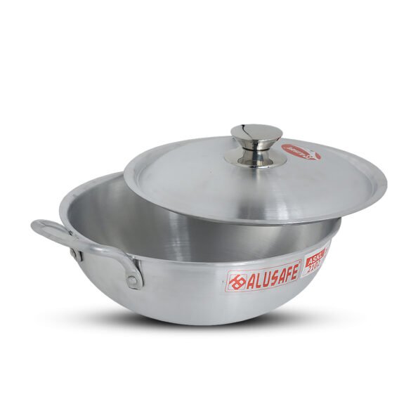 Alusafe Karhai With Lid