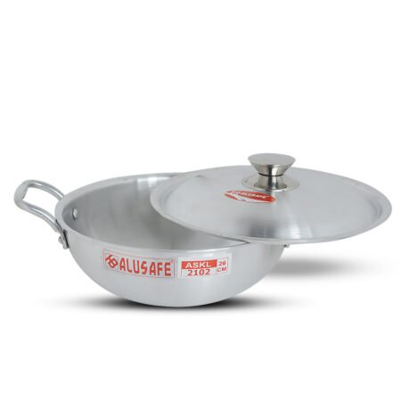 Alusafe Karhai With Lid