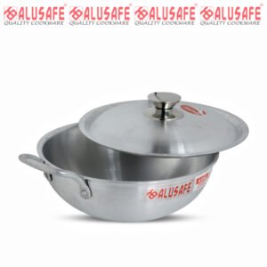 Alusafe Karhai With Lid