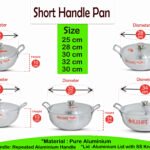 Alusafe Short Handle Pan