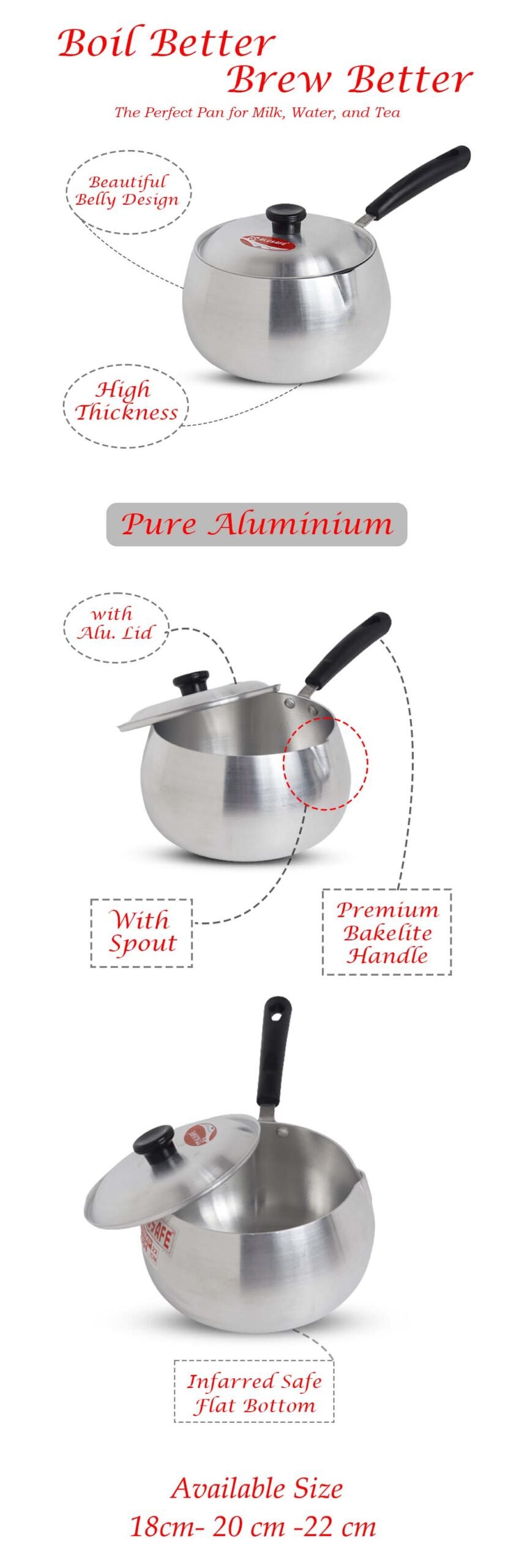 Belly Milk Pan quality Banner website