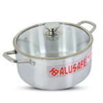 Alusafe Casserole with Glass Lid
