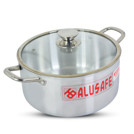 Alusafe Casserole with Glass Lid