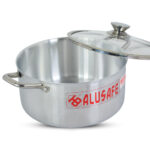 Alusafe Casserole with Glass Lid