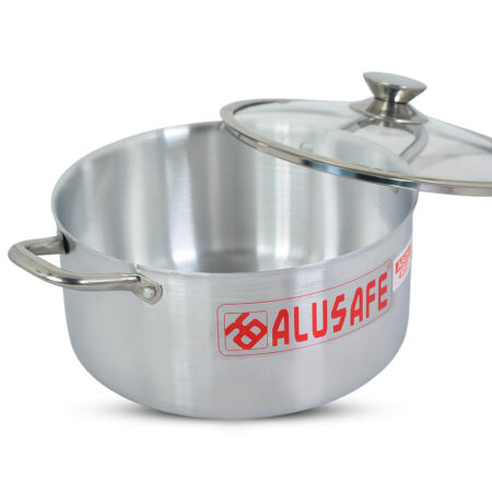Alusafe Casserole with Glass Lid