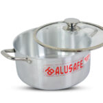Alusafe Casserole with Glass Lid