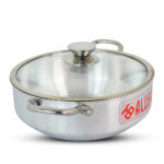 Alusafe Wokpan with Glass Lid