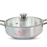 Alusafe Wokpan with Glass Lid